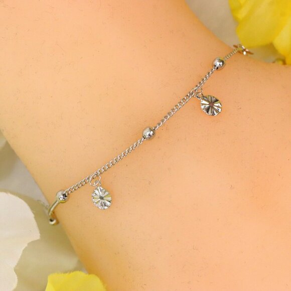 "Minimalist Anklet, Sleek & Modern Design, Women’s Fashion, YC110247-A - Picture 8 of 10